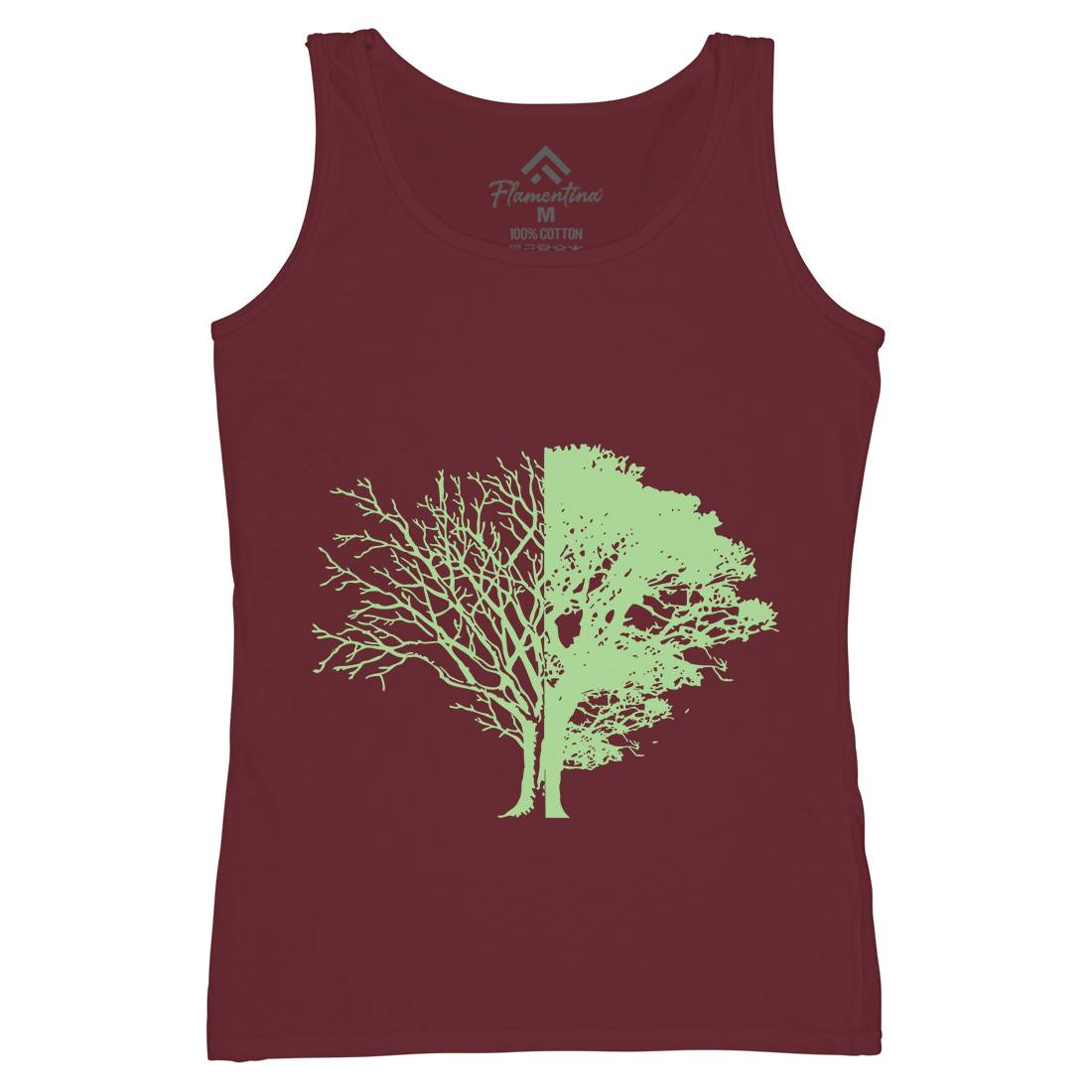 Life And Death Womens Organic Tank Top Vest Nature B059