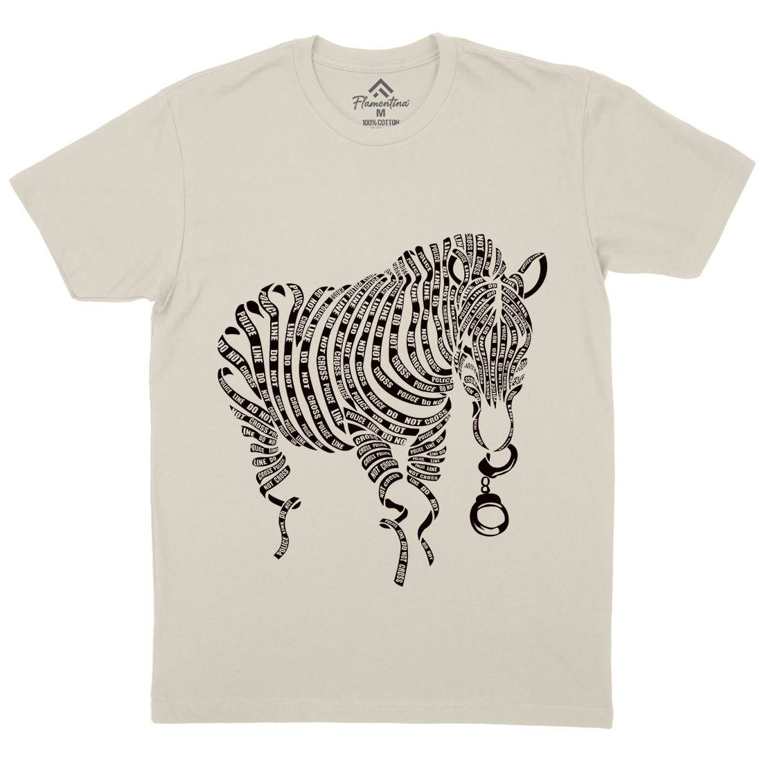 Nature Of Crime Mens Organic Crew Neck T-Shirt Animals B062
