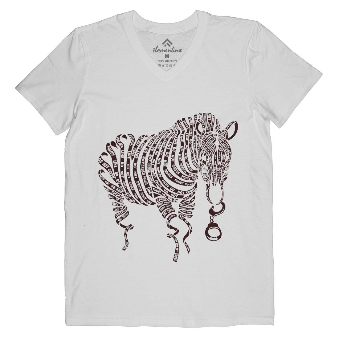 Nature Of Crime Mens V-Neck T-Shirt Animals B062