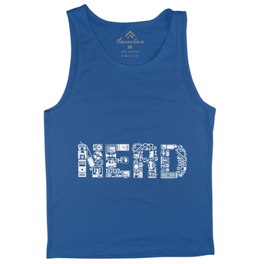 Nerd Mens Tank Top Vest Geek B063