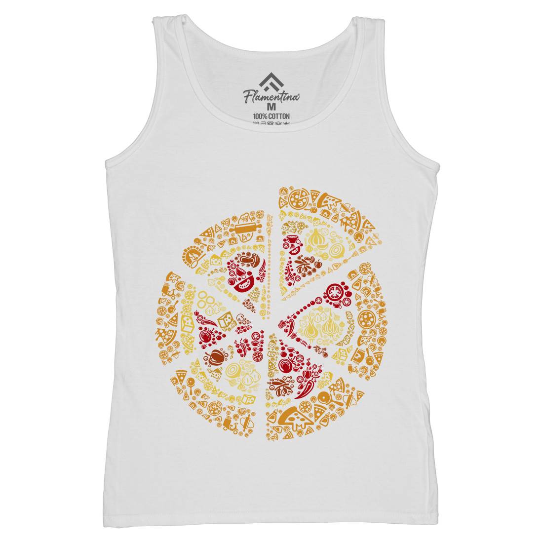 Pizza Womens Organic Tank Top Vest Food B065
