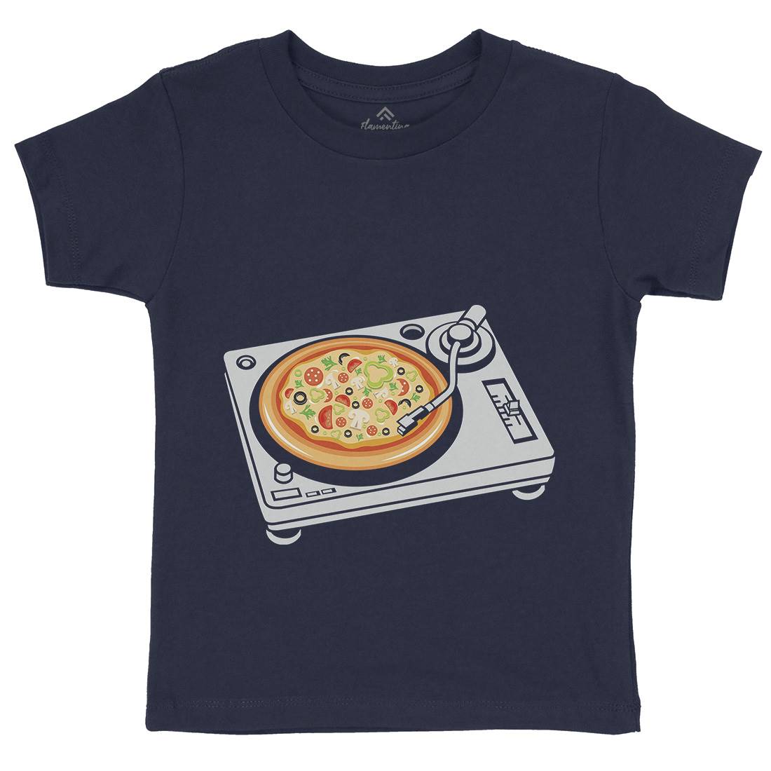 Pizza Scratch Kids Organic Crew Neck T-Shirt Food B067