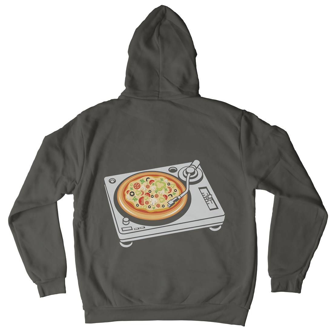 Pizza Scratch Mens Hoodie With Pocket Food B067