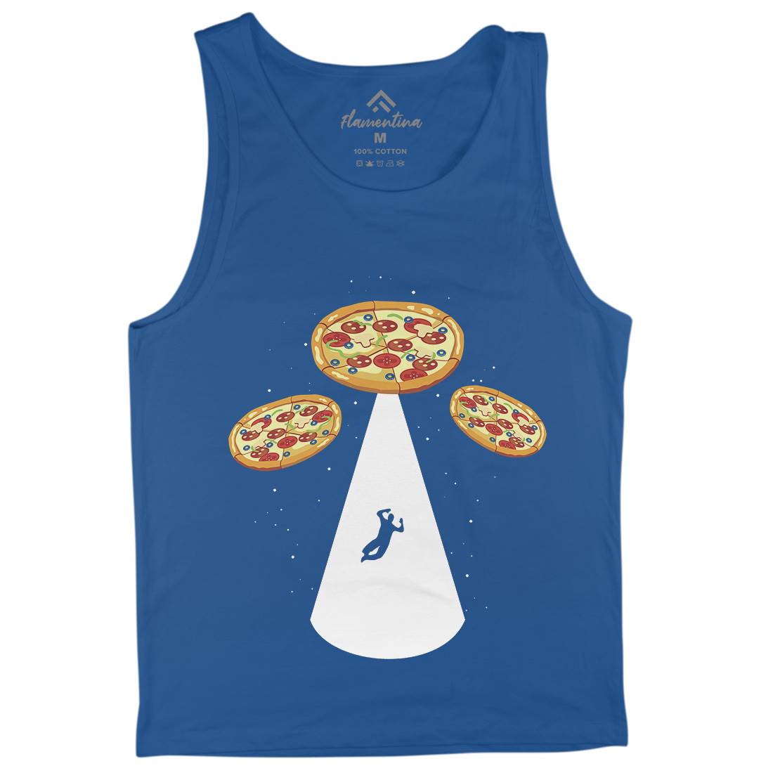 Pizza Ufo Mens Tank Top Vest Food B068