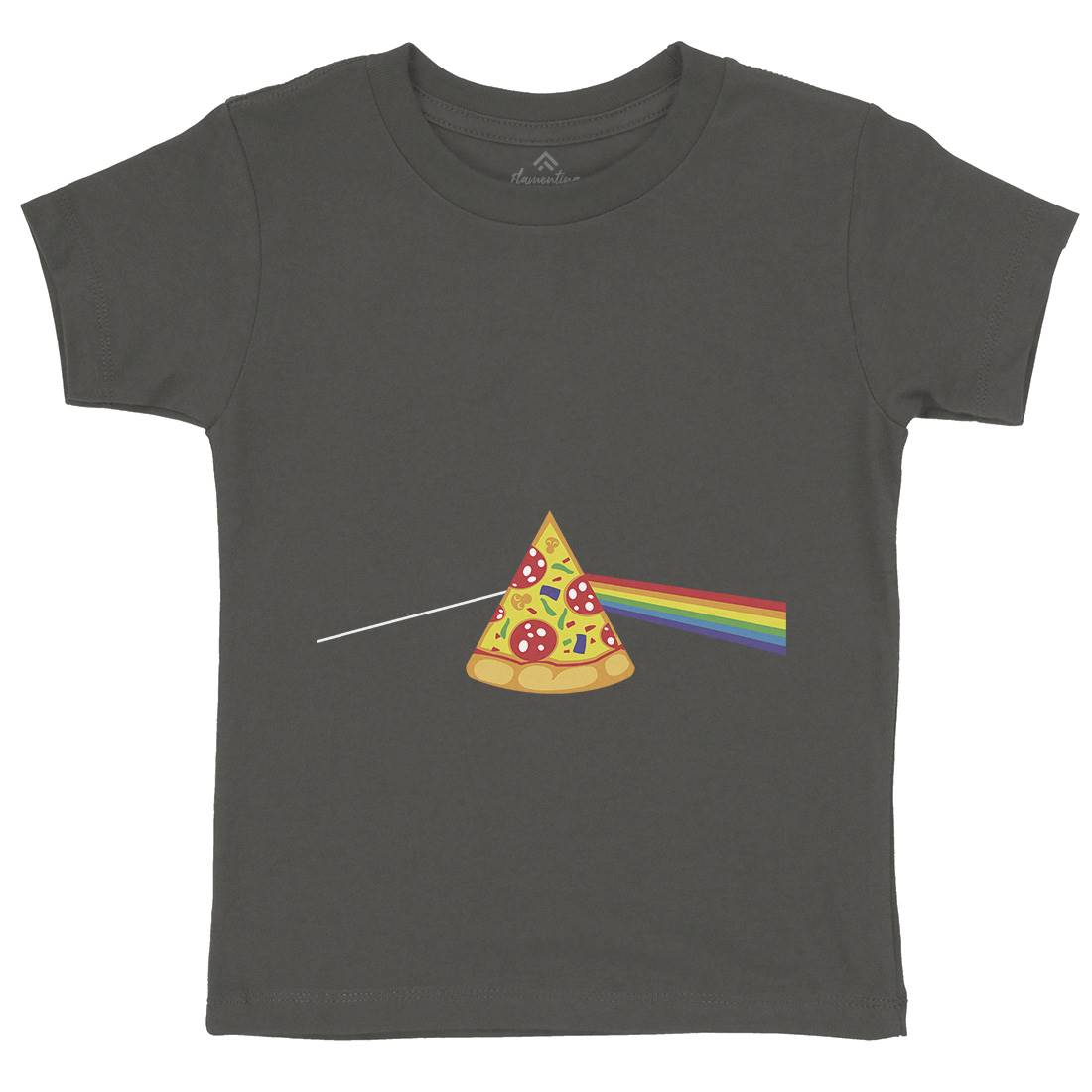 Pizza Prism Kids Crew Neck T-Shirt Food B069