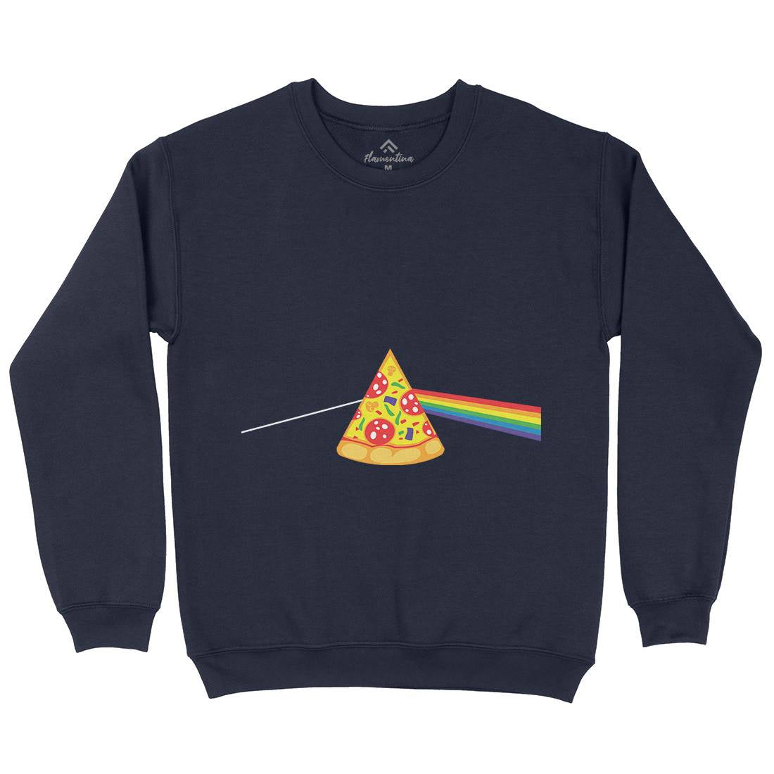 Pizza Prism Kids Crew Neck Sweatshirt Food B069