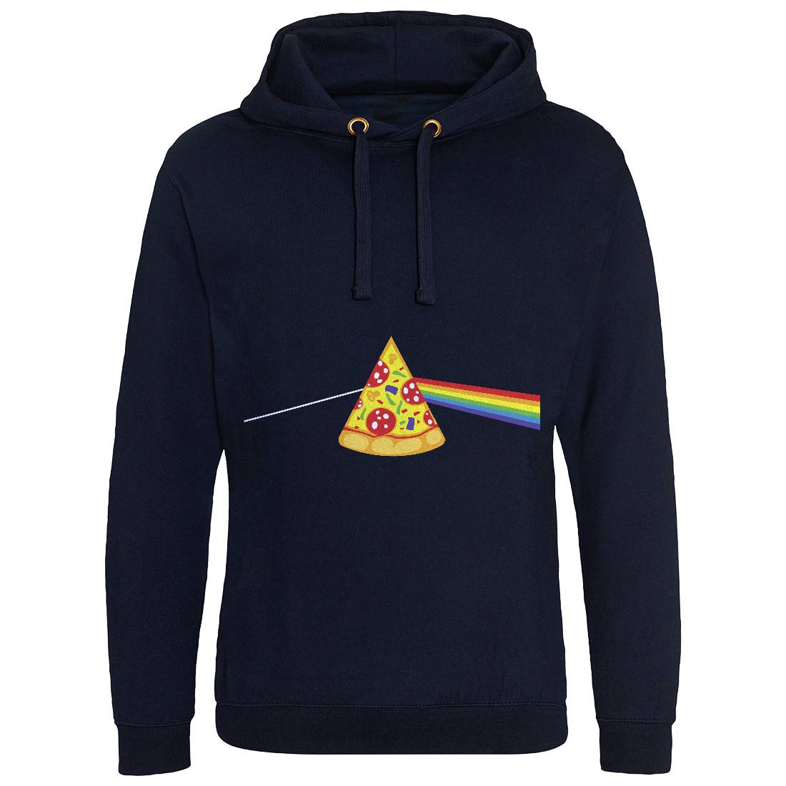 Pizza Prism Mens Hoodie Without Pocket Food B069