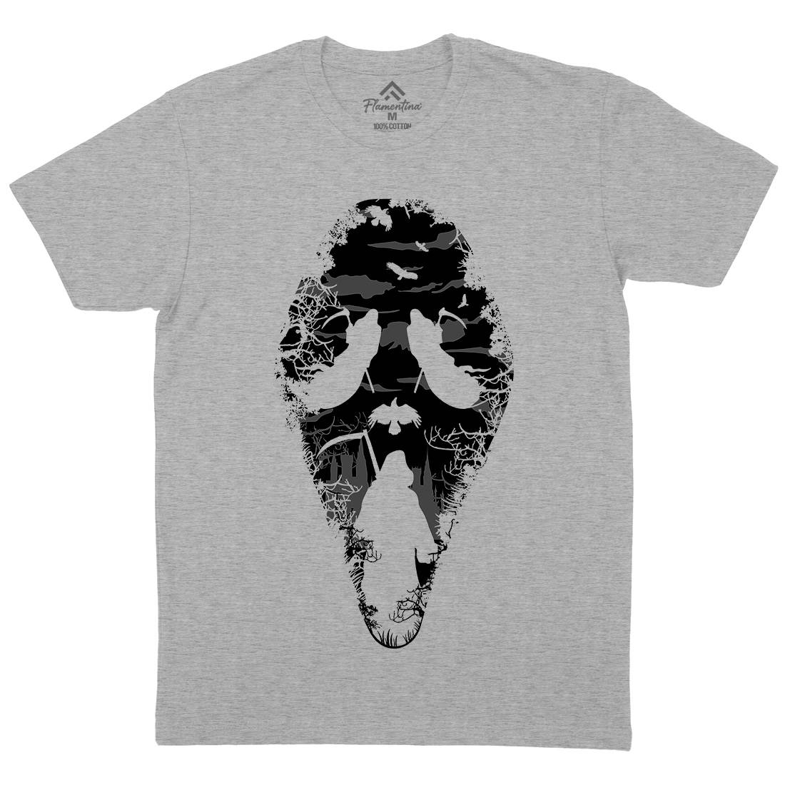 Reaper Mens Organic Crew Neck T-Shirt Horror B070