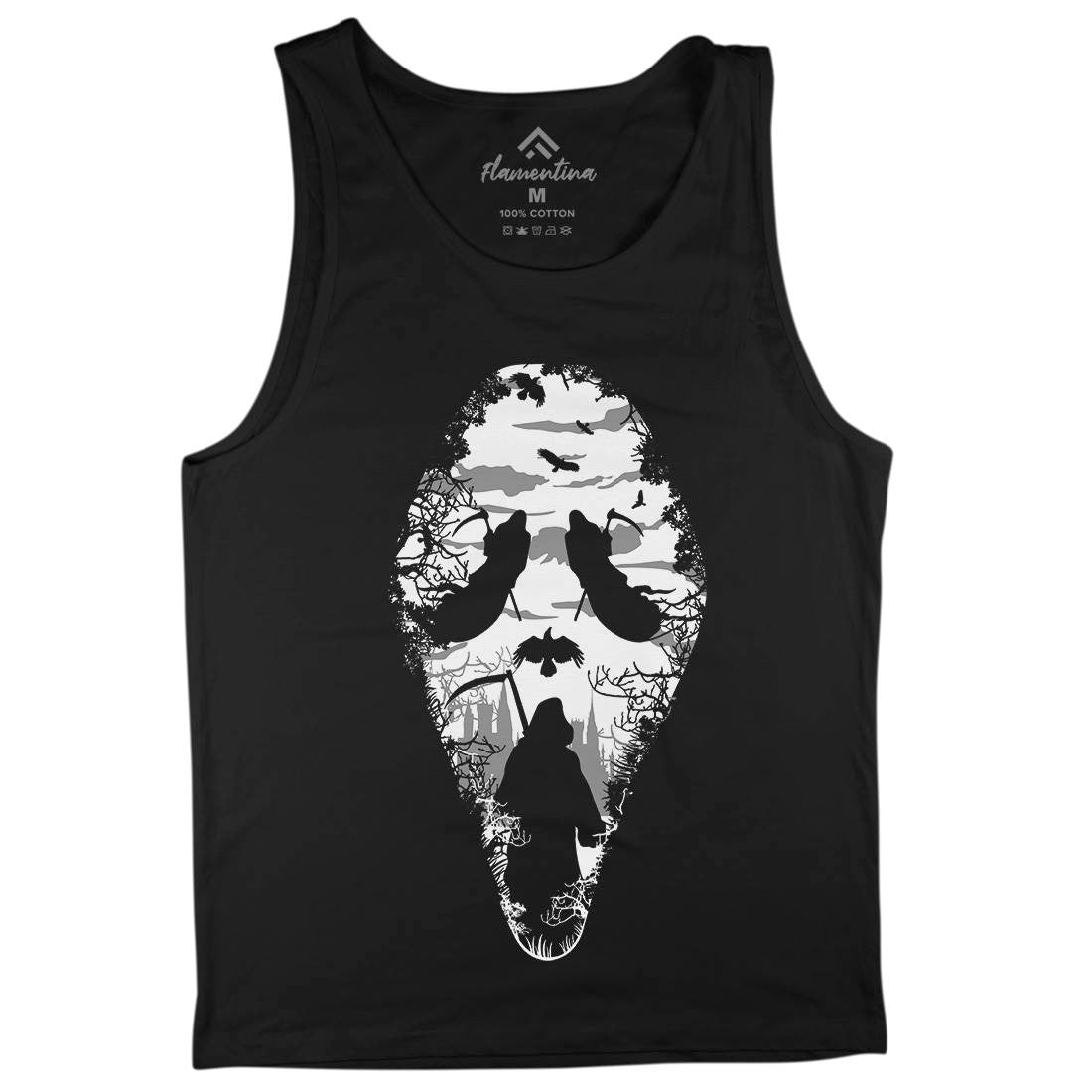 Reaper Mens Tank Top Vest Horror B070