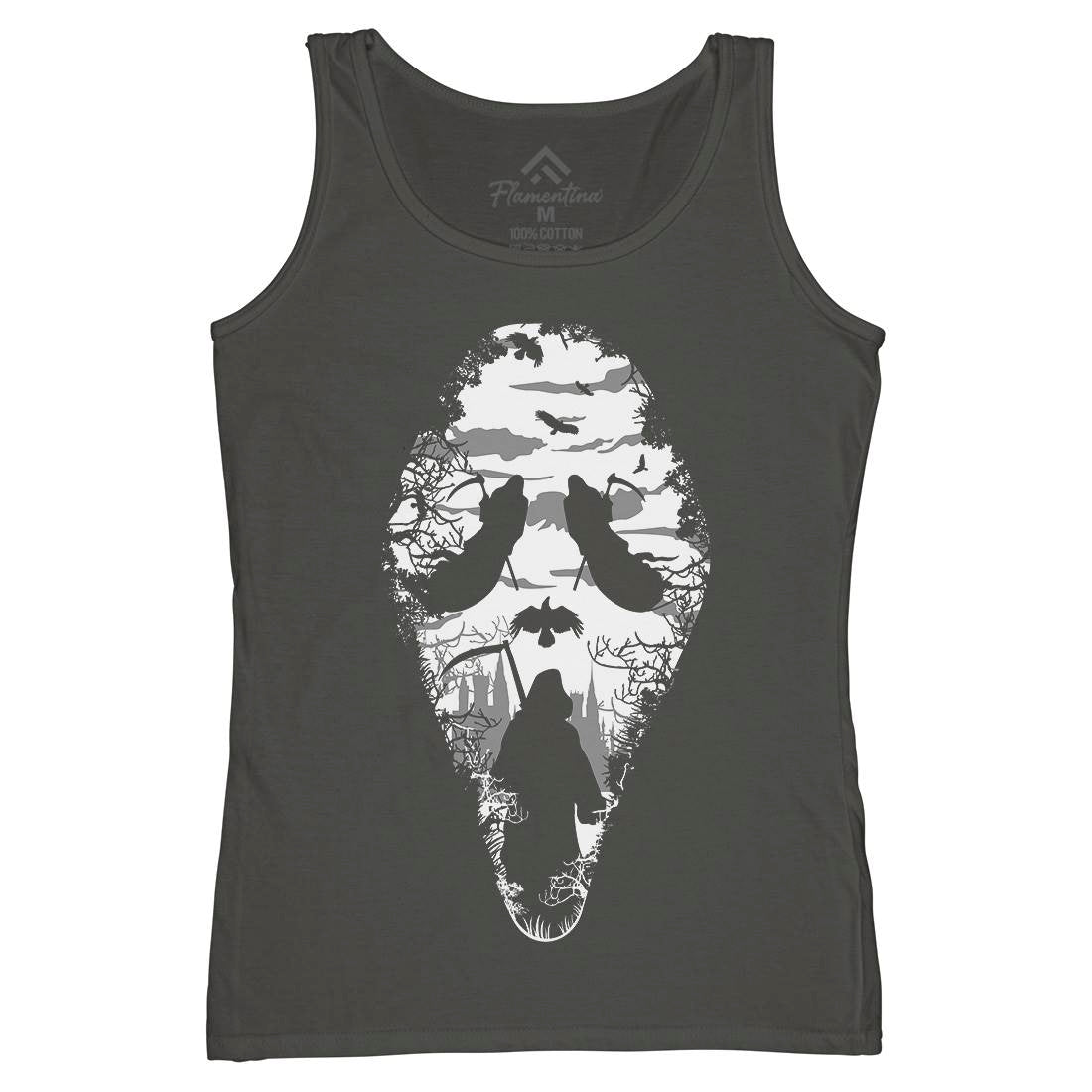 Reaper Womens Organic Tank Top Vest Horror B070