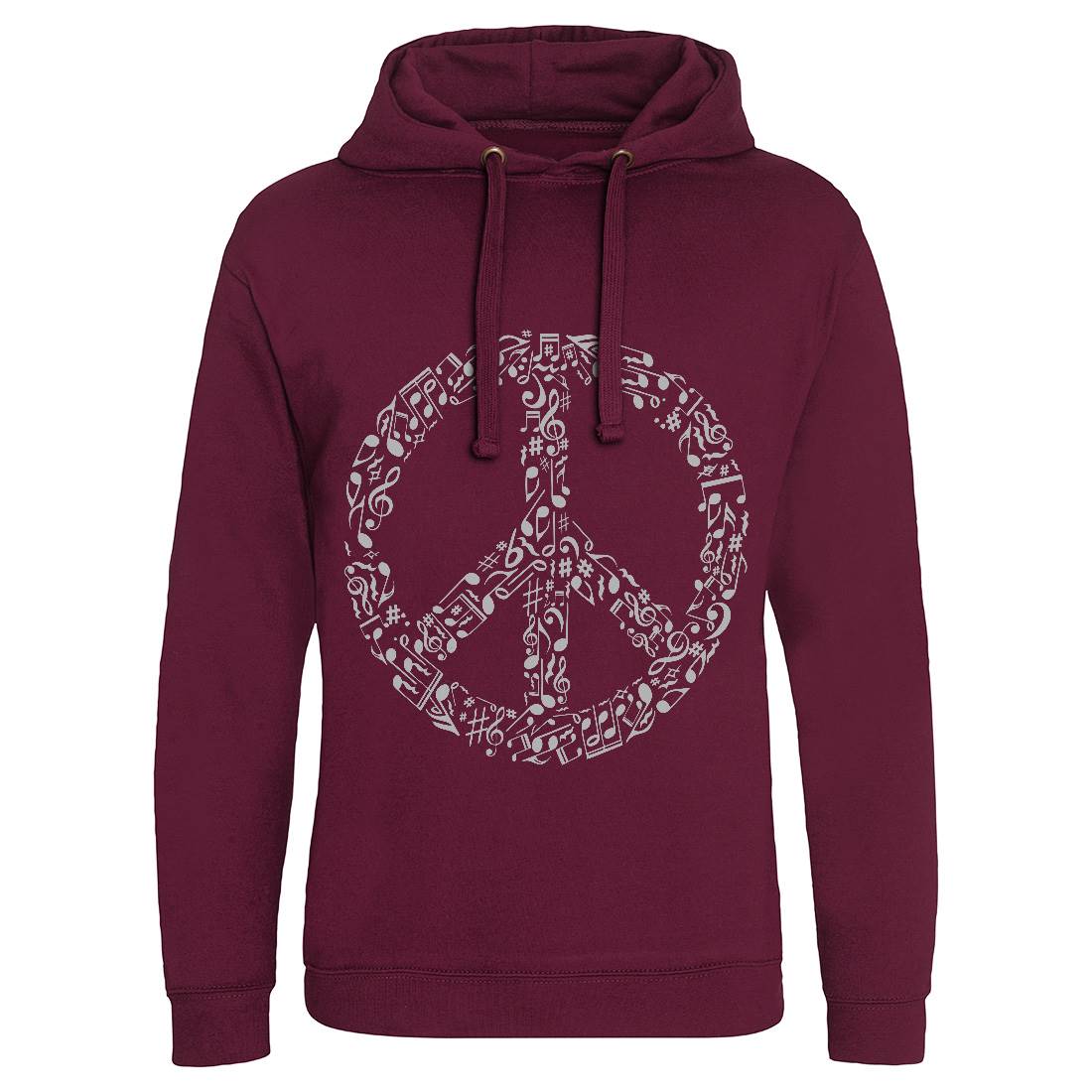 Rhyme In Mens Hoodie Without Pocket Peace B072