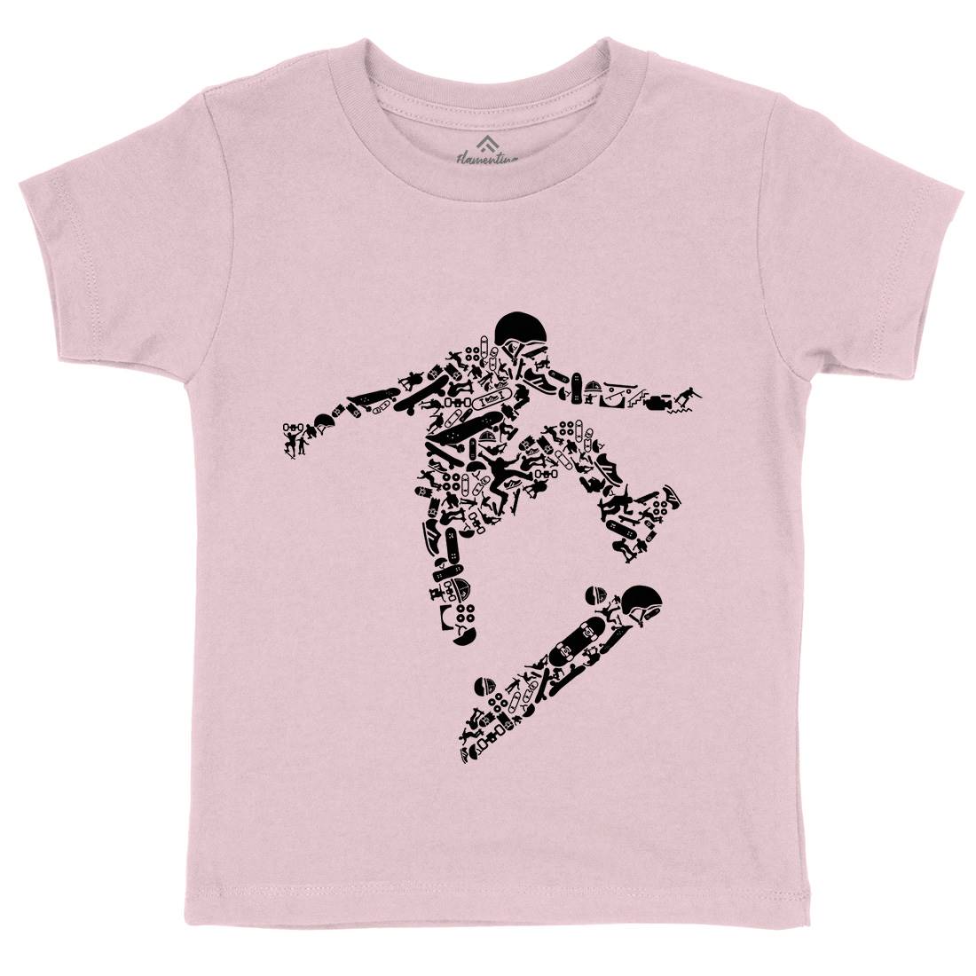 Skater Kids Organic Crew Neck T-Shirt Skate B077