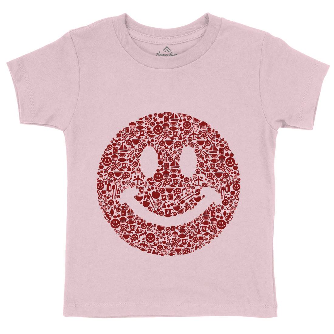 Smile Kids Organic Crew Neck T-Shirt Retro B080