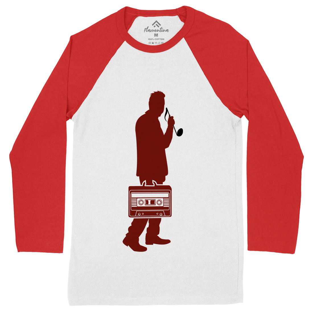 Sound Collector Mens Long Sleeve Baseball T-Shirt Music B083