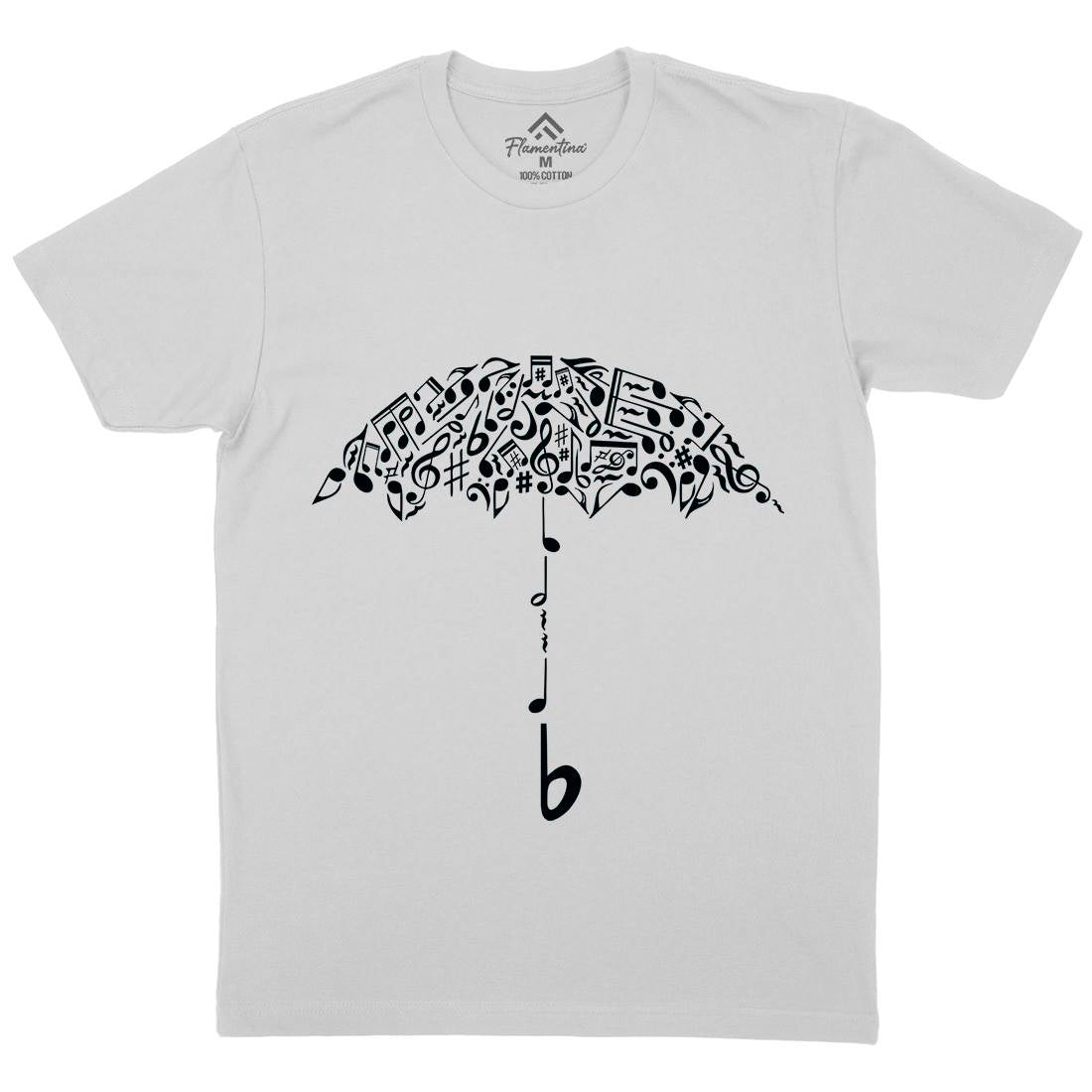 Sound Of Rain Mens Crew Neck T-Shirt Music B084