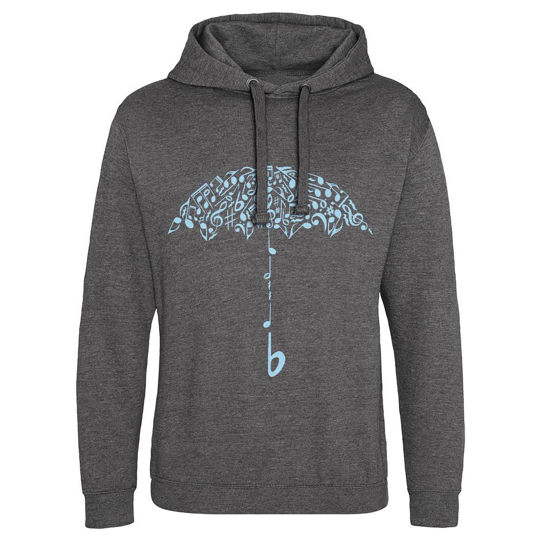 Sound Of Rain Mens Hoodie Without Pocket Music B084