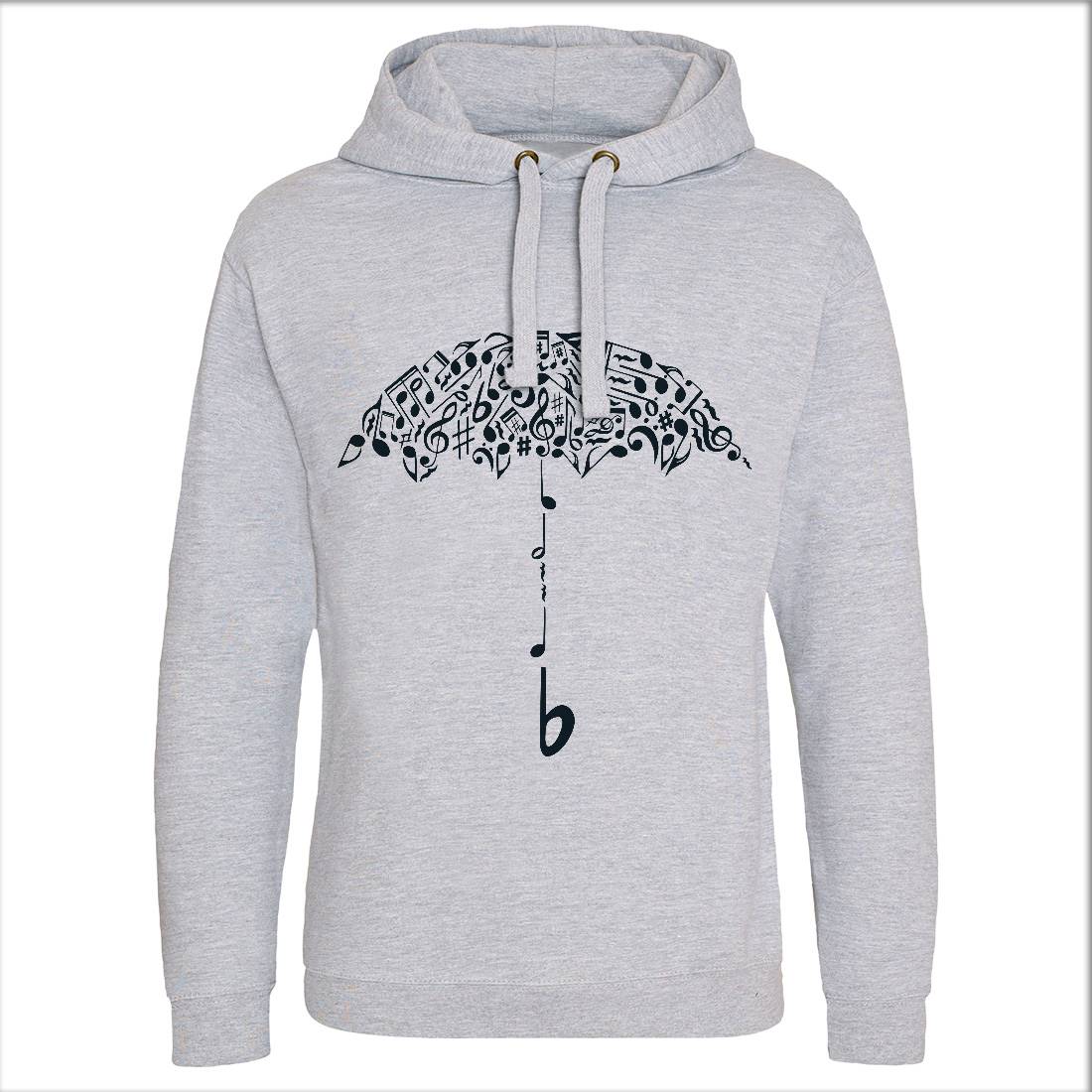 Sound Of Rain Mens Hoodie Without Pocket Music B084
