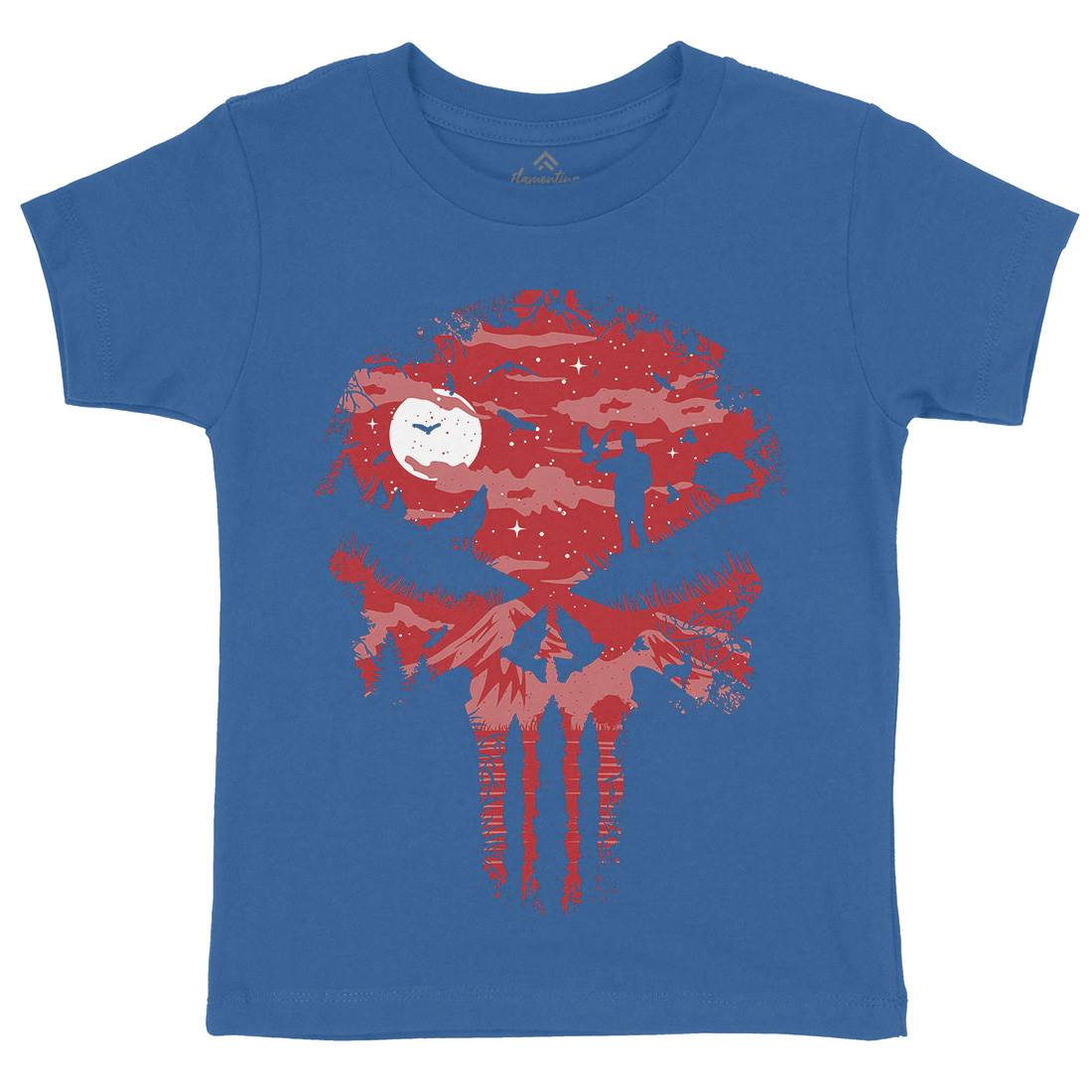 Stand And Bleed Kids Organic Crew Neck T-Shirt Horror B085