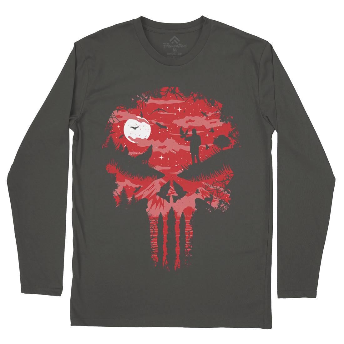 Stand And Bleed Mens Long Sleeve T-Shirt Horror B085