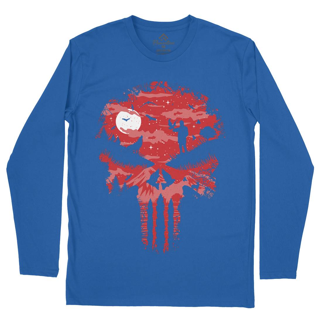 Stand And Bleed Mens Long Sleeve T-Shirt Horror B085