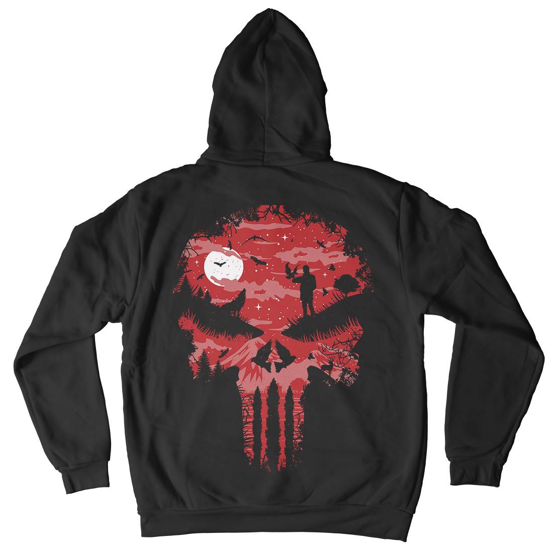 Stand And Bleed Mens Hoodie With Pocket Horror B085