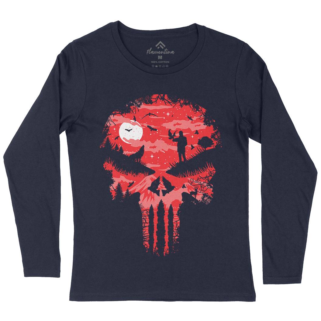 Stand And Bleed Womens Long Sleeve T-Shirt Horror B085