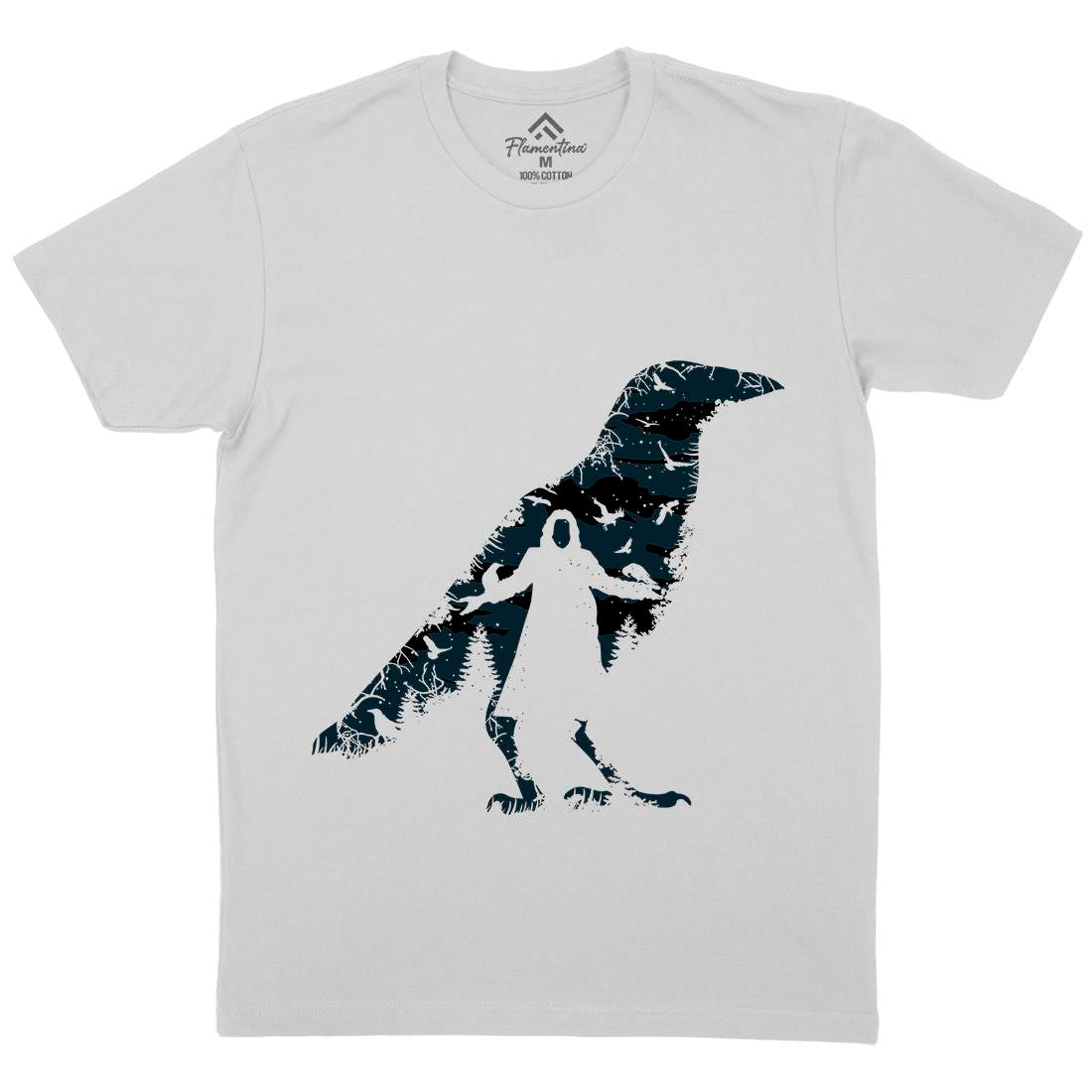 The Crow Mens Crew Neck T-Shirt Horror B087