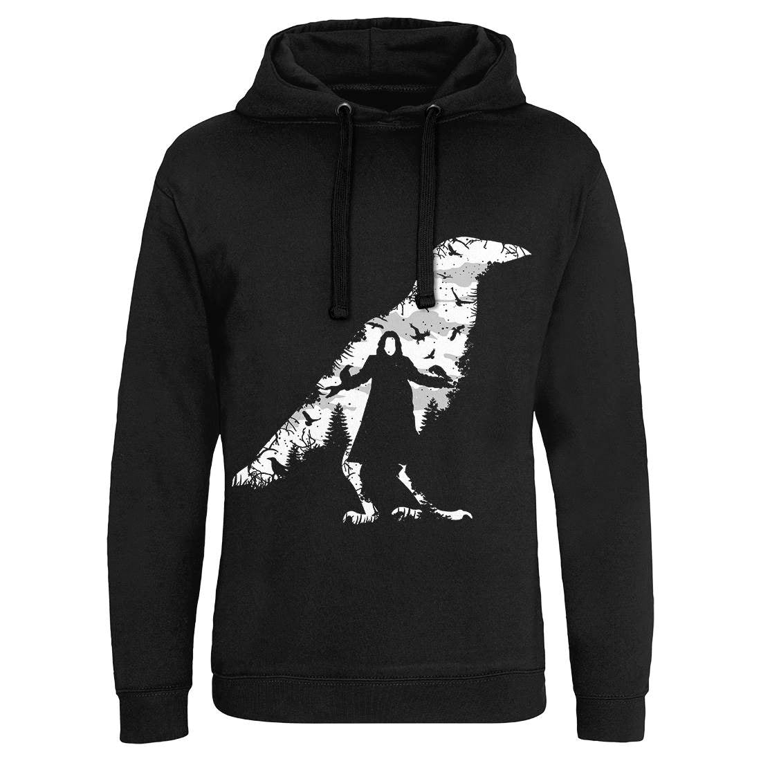 The Crow Mens Hoodie Without Pocket Horror B087