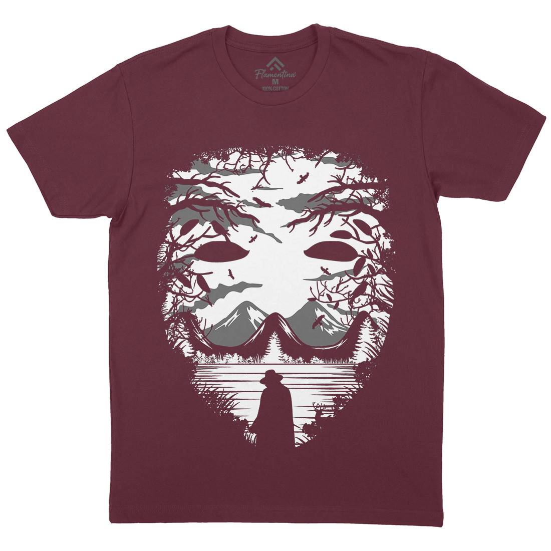 The Mask Mens Crew Neck T-Shirt Horror B088
