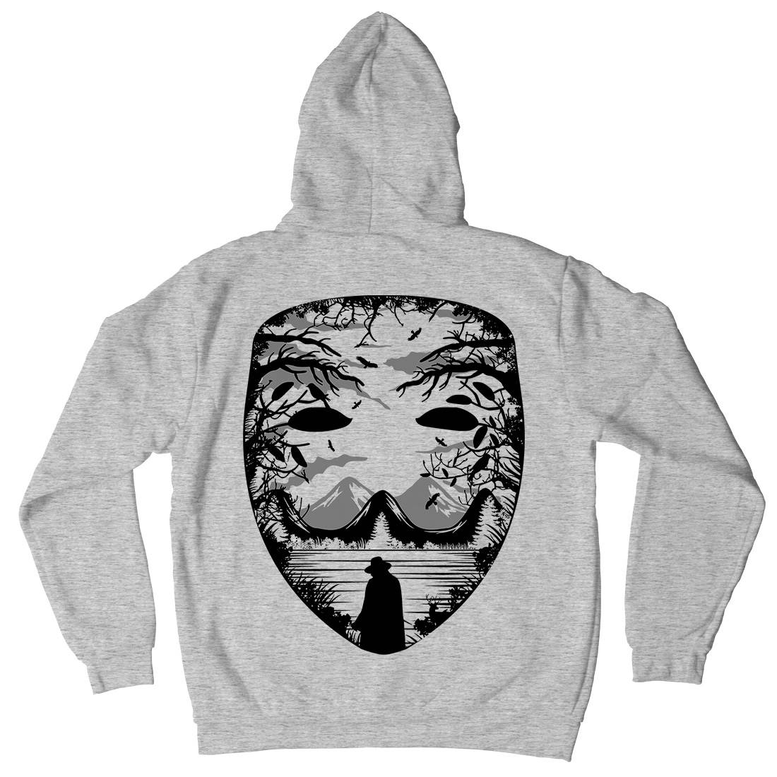 The Mask Mens Hoodie With Pocket Horror B088