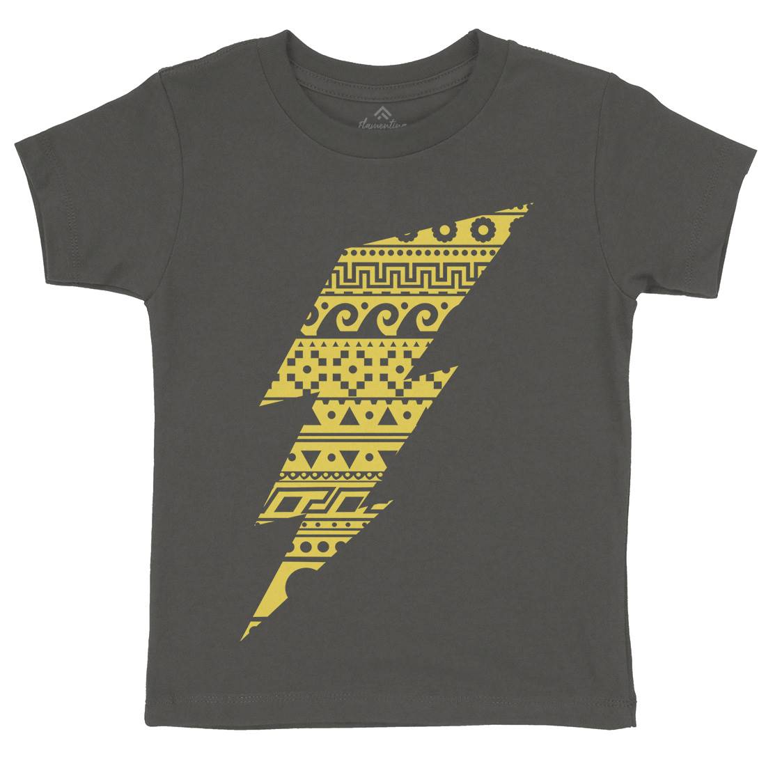 Thunderbolt Kids Crew Neck T-Shirt Retro B089