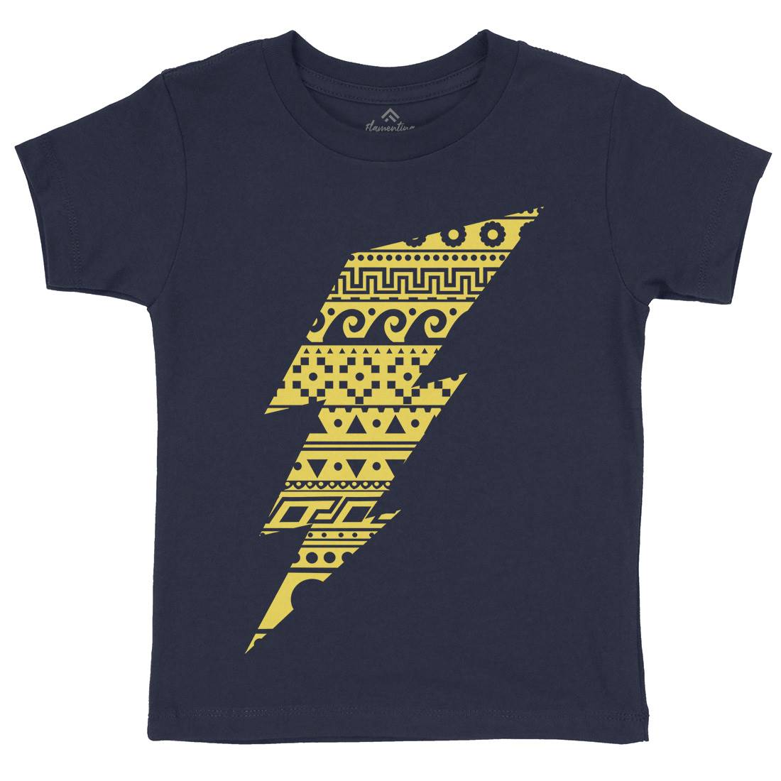 Thunderbolt Kids Organic Crew Neck T-Shirt Retro B089