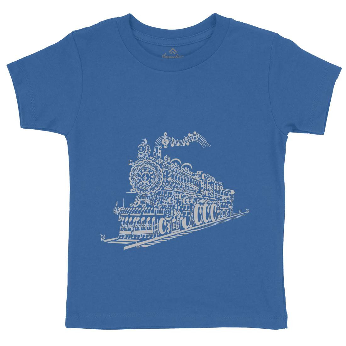 Train Song Kids Crew Neck T-Shirt Vehicles B090