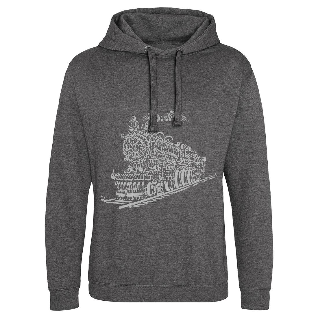 Train Song Mens Hoodie Without Pocket Vehicles B090