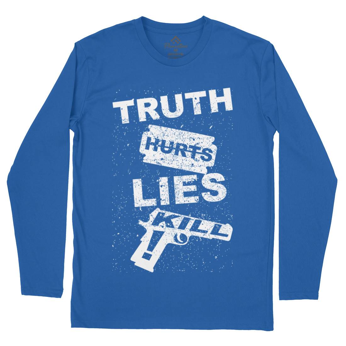 Truth Hurts Mens Long Sleeve T-Shirt Peace B091