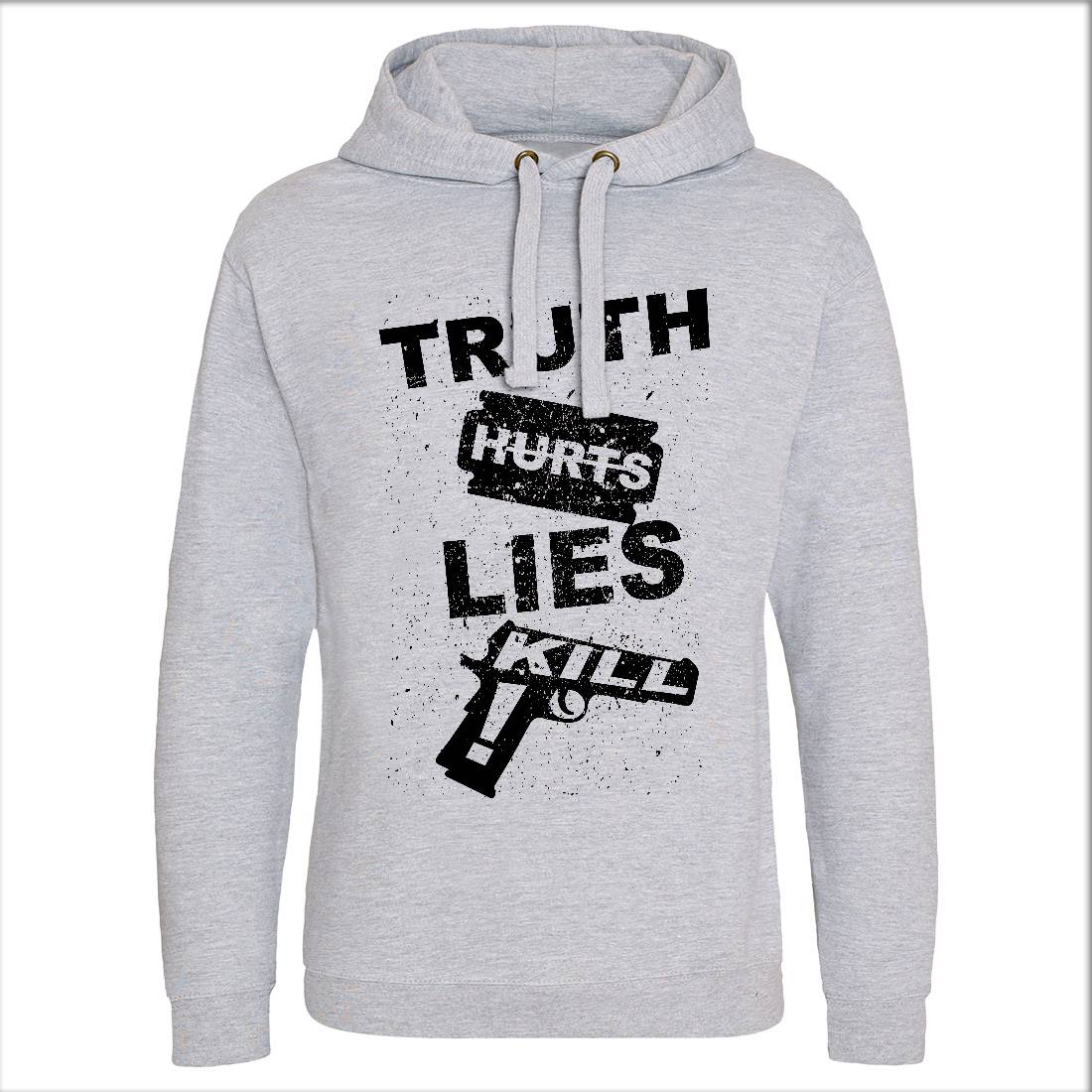 Truth Hurts Mens Hoodie Without Pocket Peace B091