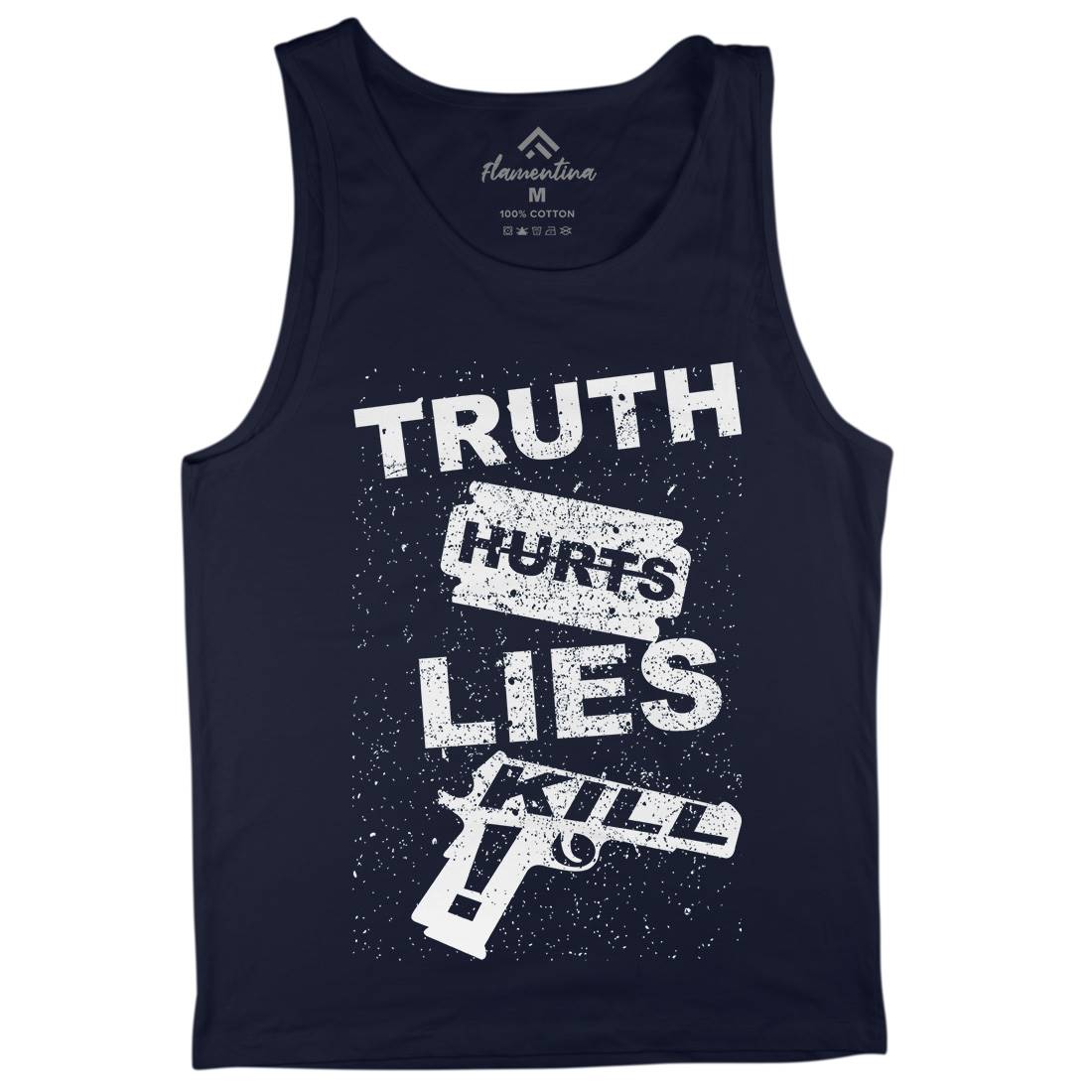 Truth Hurts Mens Tank Top Vest Peace B091