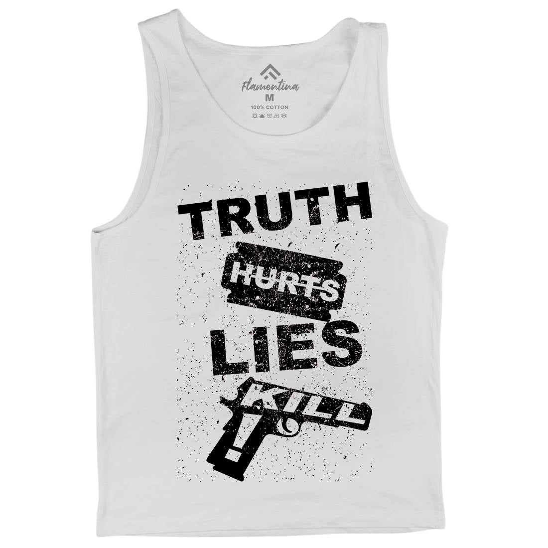 Truth Hurts Mens Tank Top Vest Peace B091