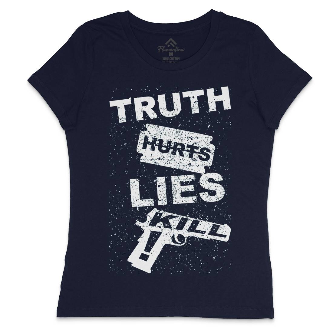 Truth Hurts Womens Crew Neck T-Shirt Peace B091