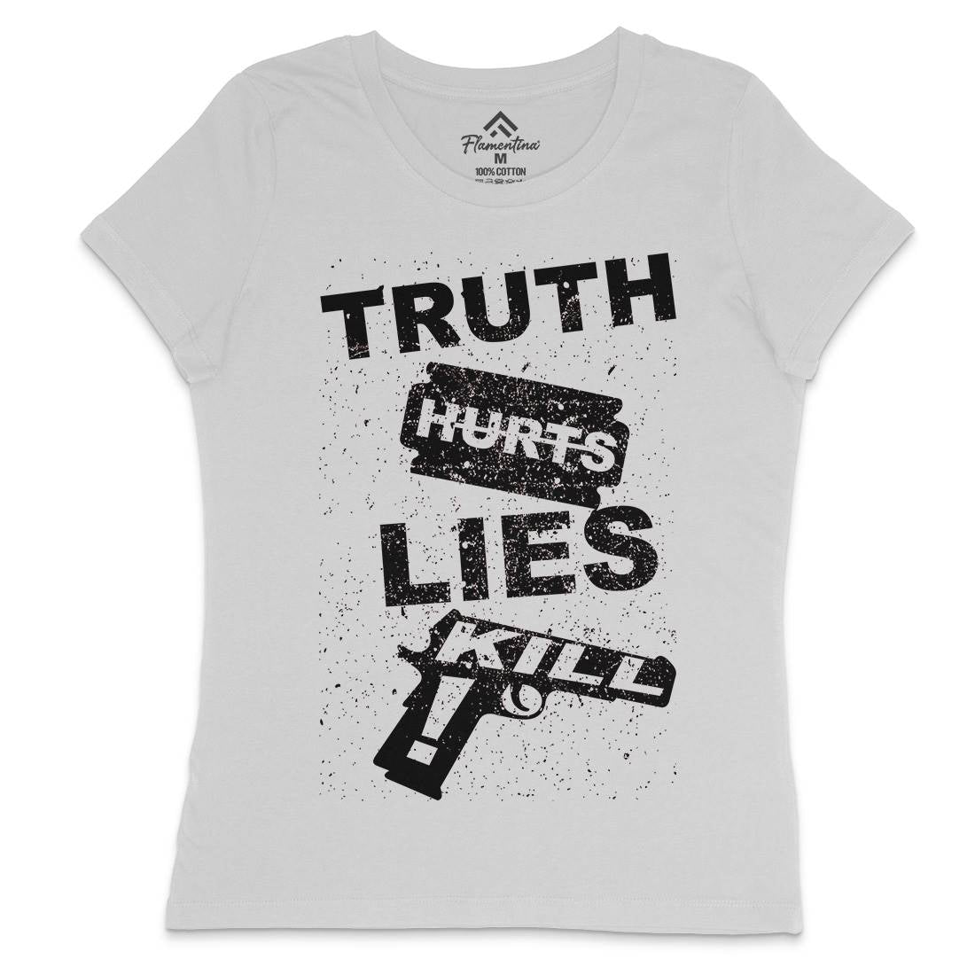 Truth Hurts Womens Crew Neck T-Shirt Peace B091