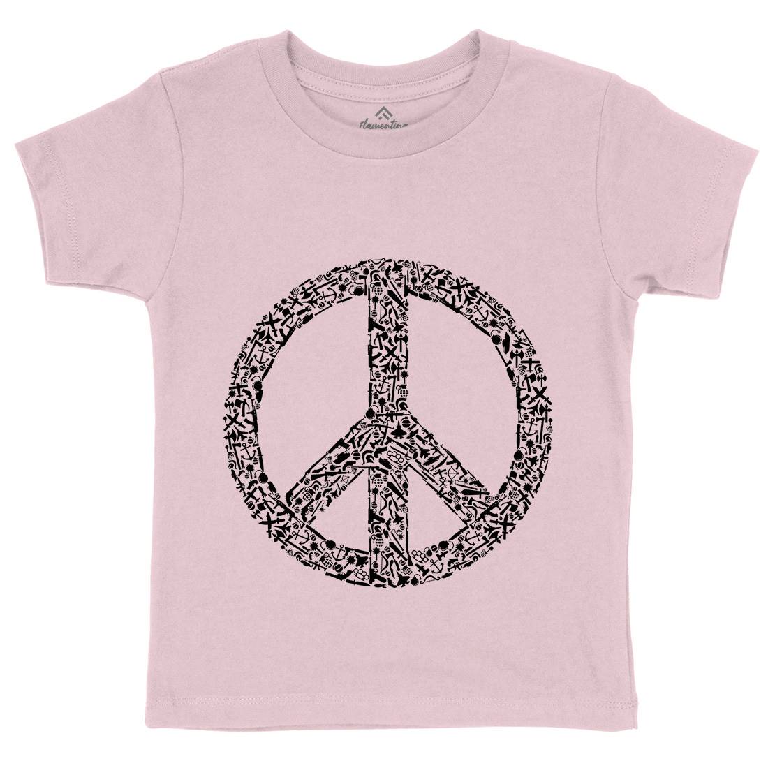 War Kids Organic Crew Neck T-Shirt Peace B093