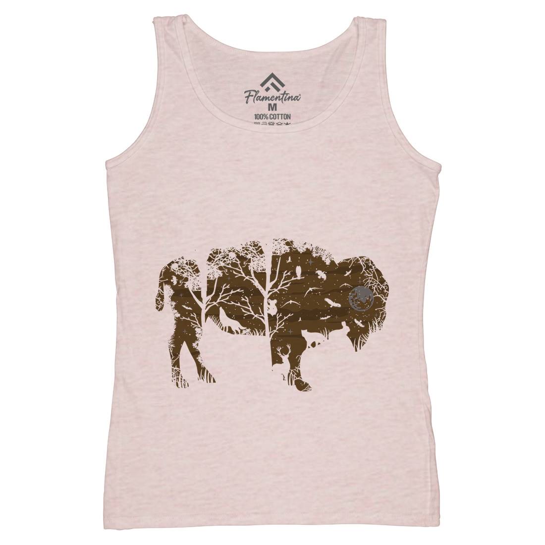 Wild Bison Womens Organic Tank Top Vest Animals B095