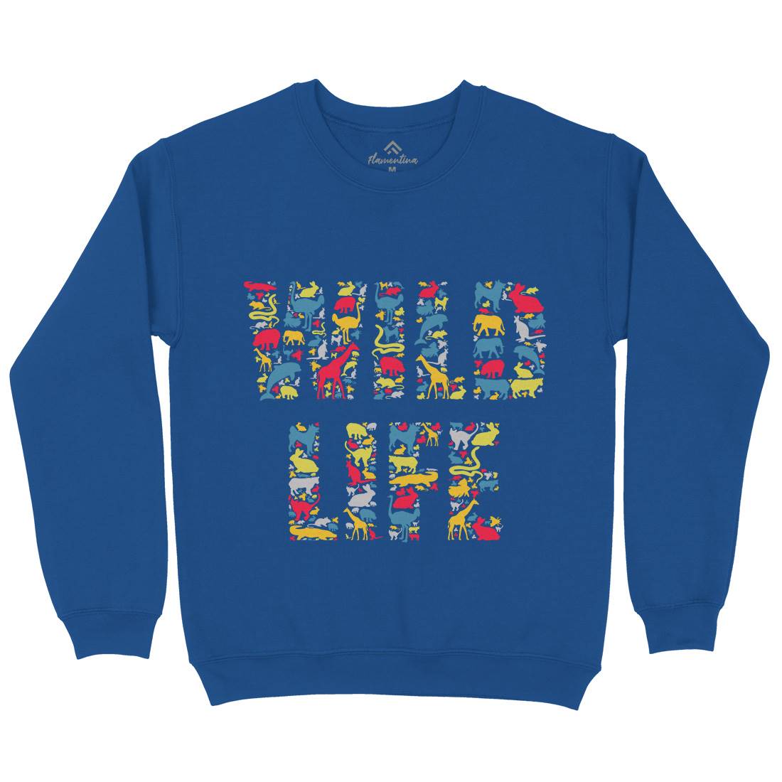 Wild Life Kids Crew Neck Sweatshirt Animals B096