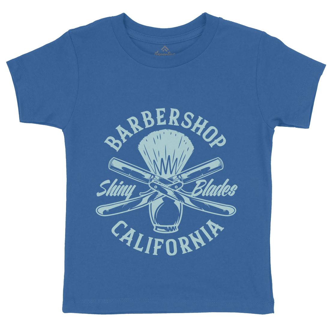 Barbershop Kids Crew Neck T-Shirt Barber B104