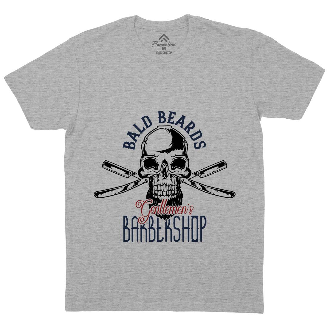Barbershop Mens Crew Neck T-Shirt Barber B105