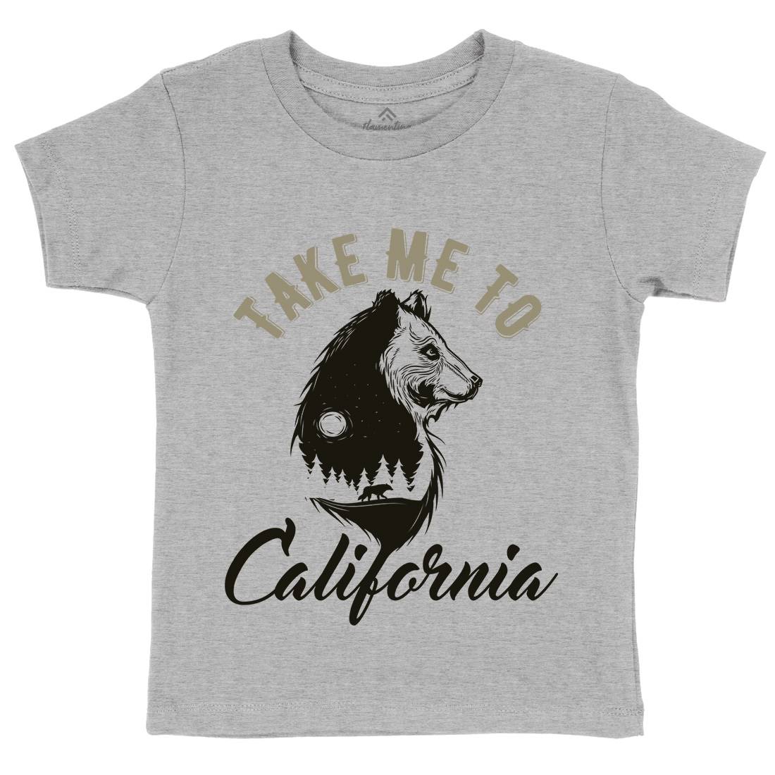 Bear Kids Organic Crew Neck T-Shirt Animals B106