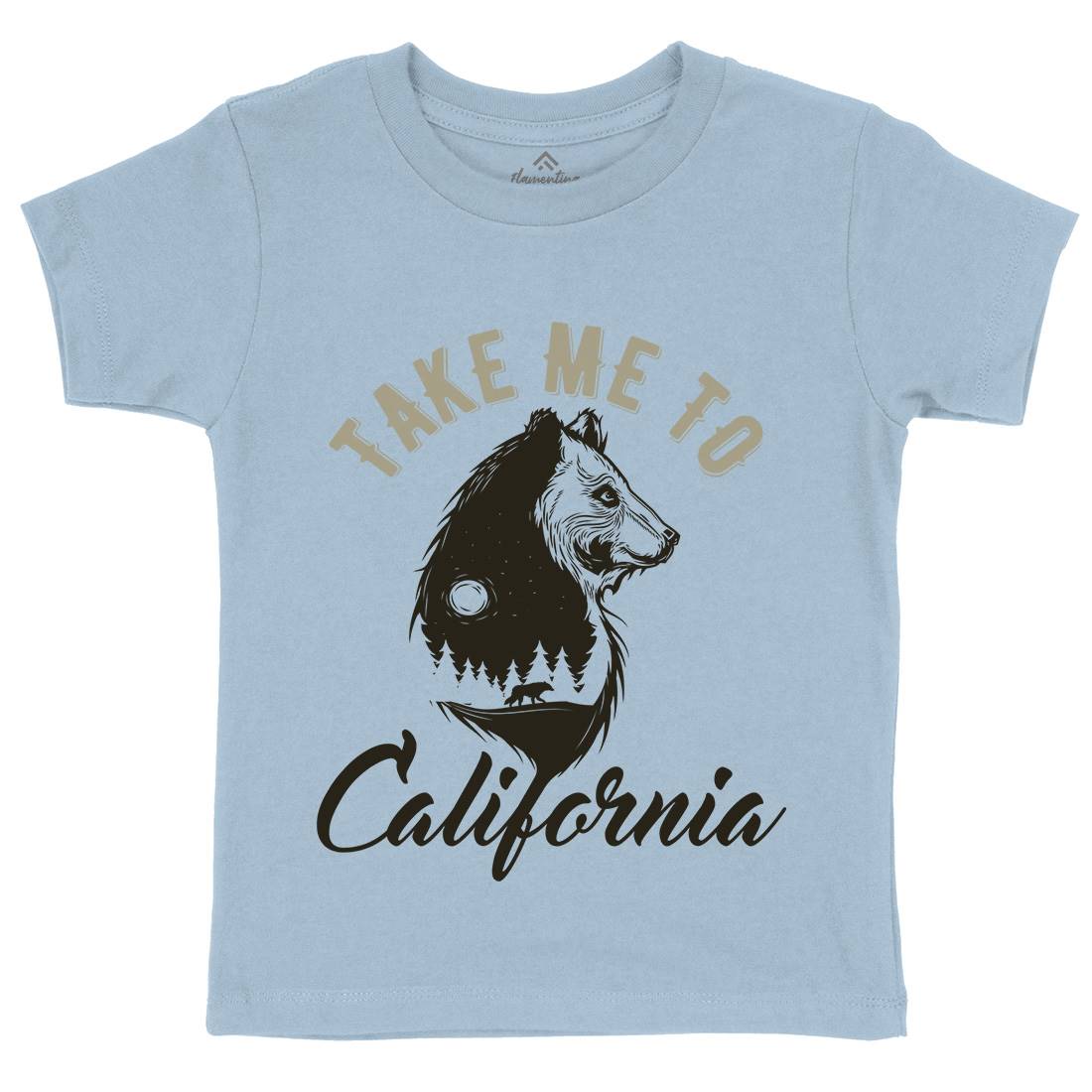 Bear Kids Crew Neck T-Shirt Animals B106