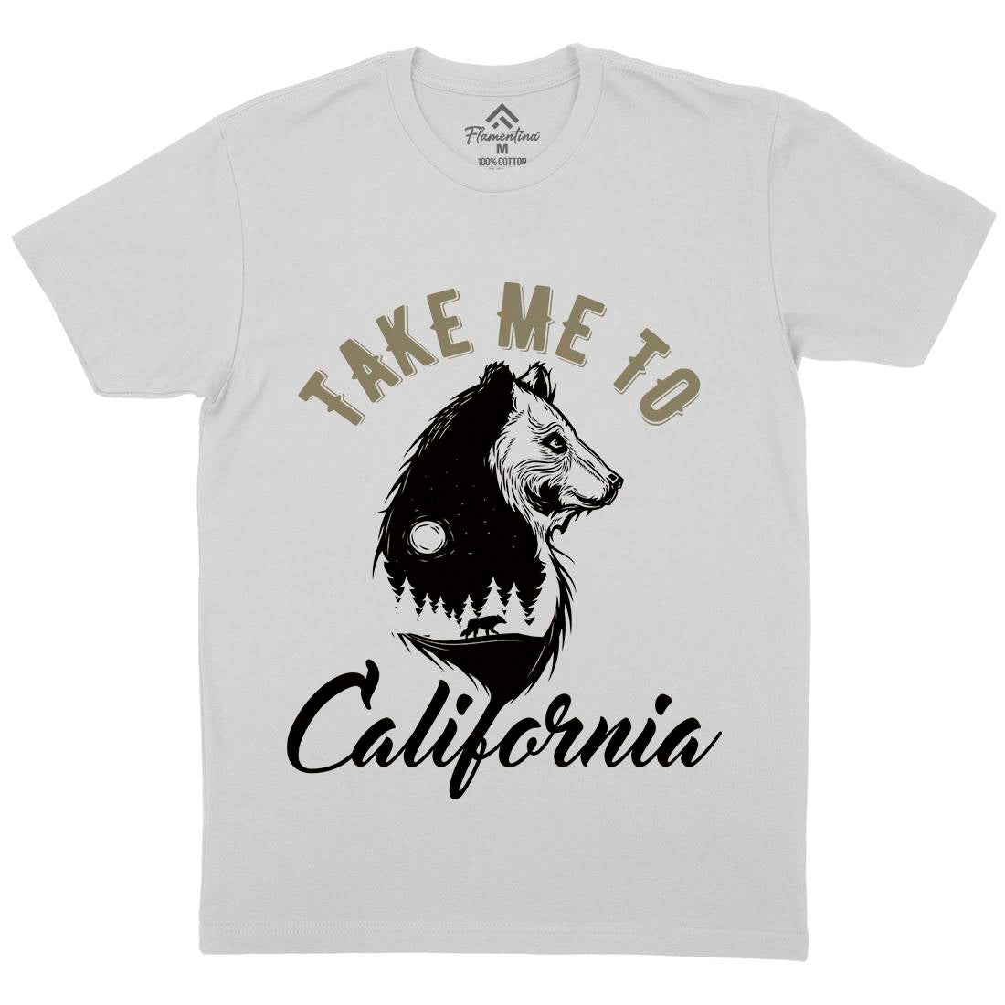 Bear Mens Crew Neck T-Shirt Animals B106