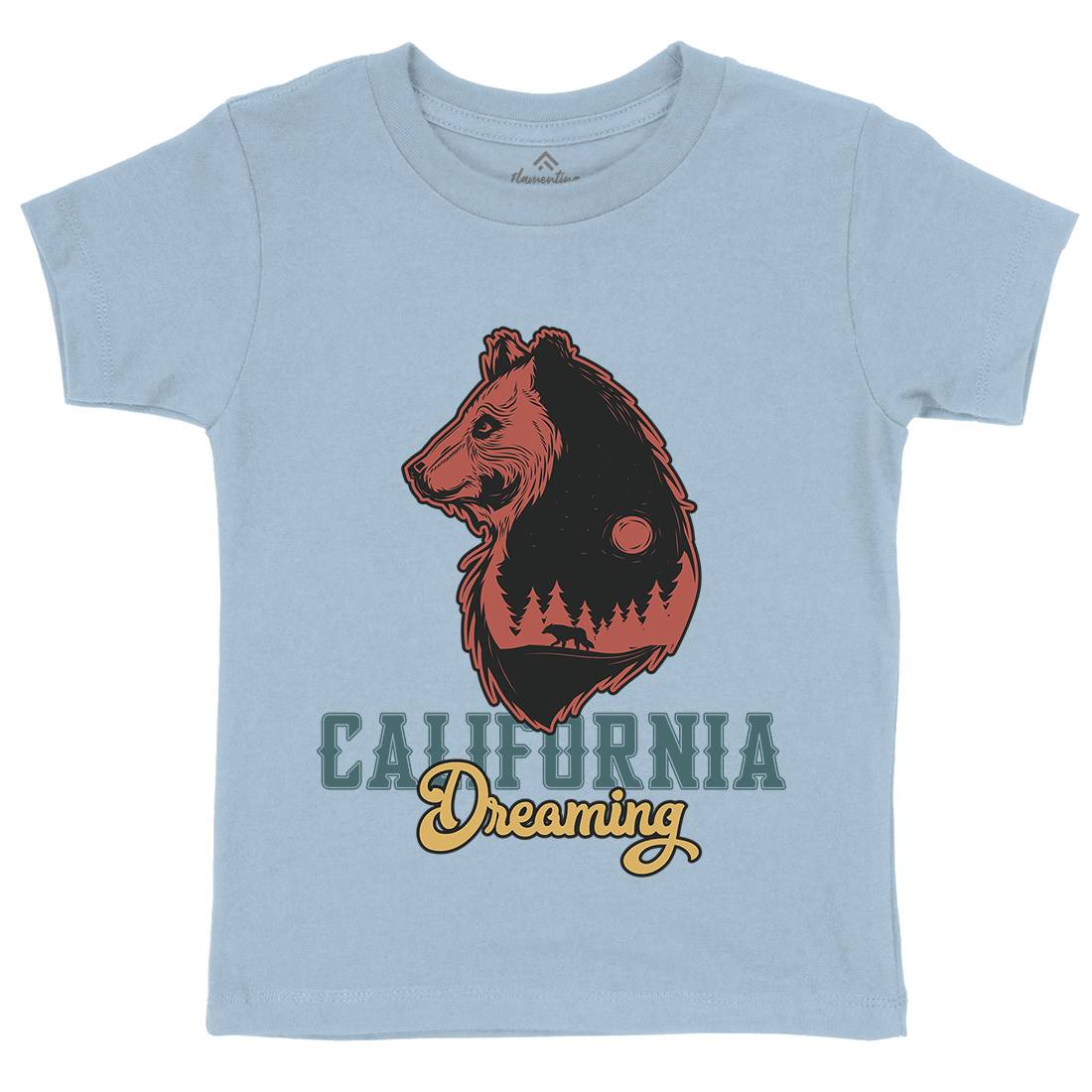 Bear Kids Crew Neck T-Shirt Animals B107