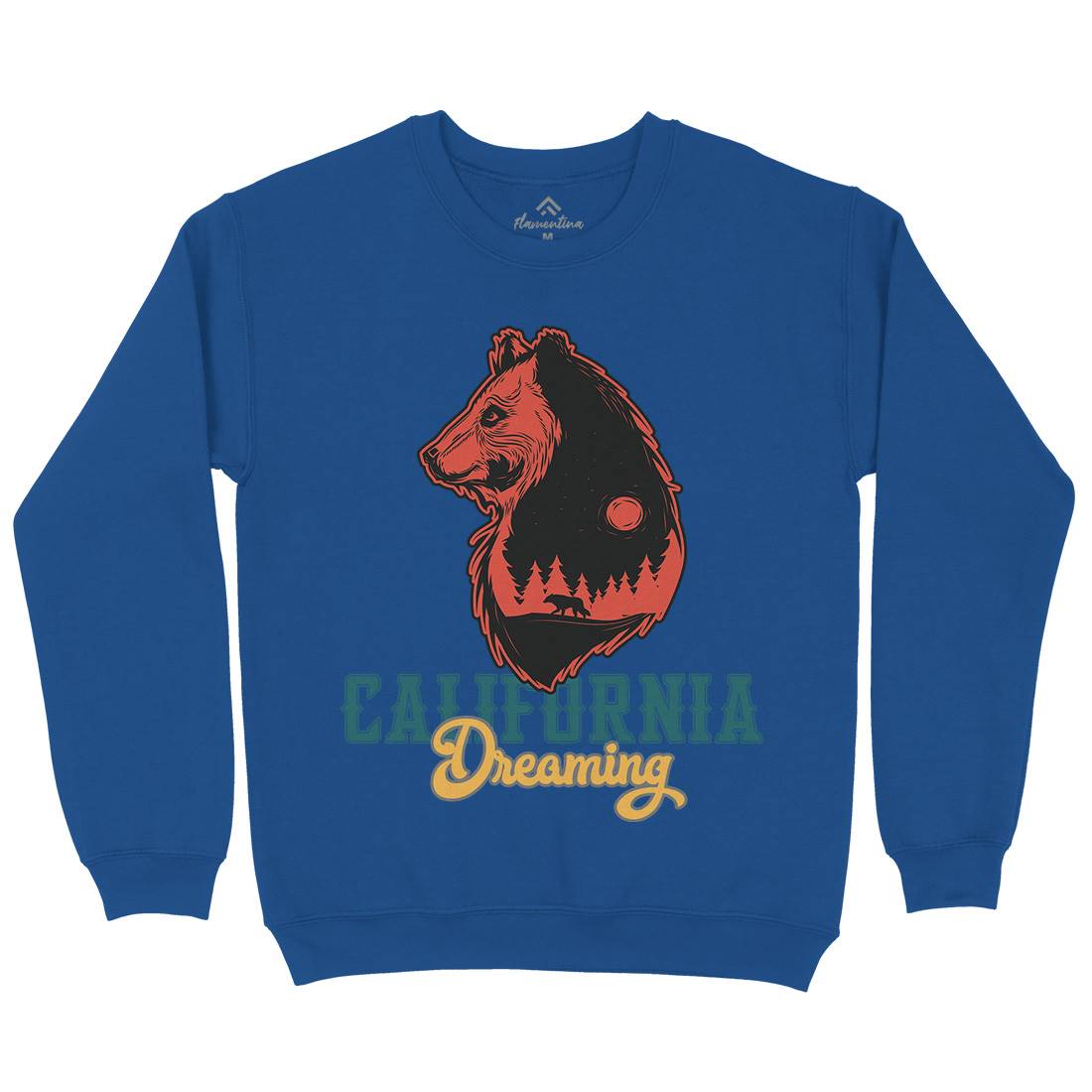 Bear Mens Crew Neck Sweatshirt Animals B107